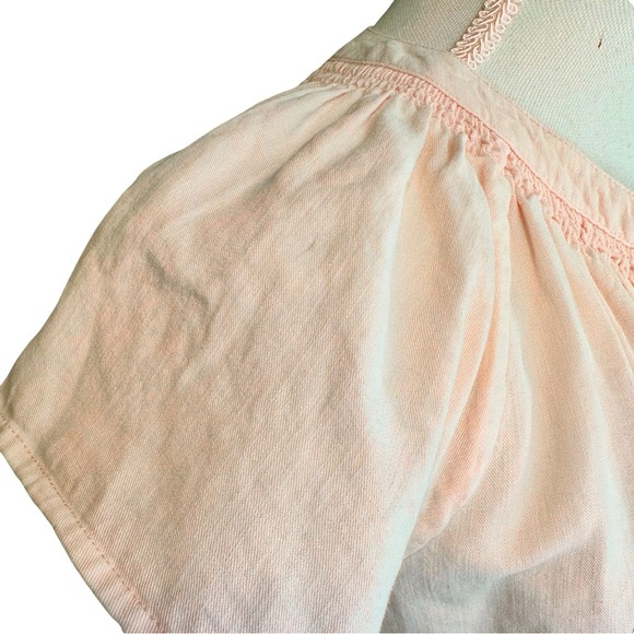 NWOT Rails ‘Alena’ Flutter-Sleeve Button Front Top in “Petal” Pink Size XS - Picture 15 of 16